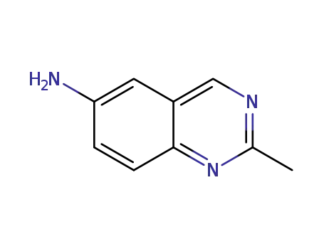 Molecular Structure of 1056566-65-4 (6-Quinazolinamine, 2-methyl-)