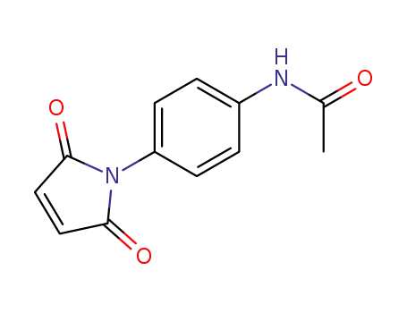Molecular Structure of 5702-75-0 (Acetamide, N-[4-(2,5-dihydro-2,5-dioxo-1H-pyrrol-1-yl)phenyl]-)