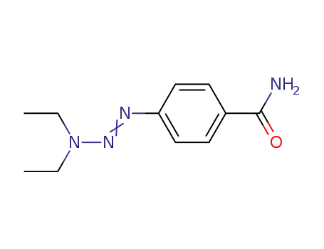 Molecular Structure of 59708-14-4 (Benzamide, 4-(3,3-diethyl-1-triazenyl)-)