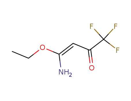 Molecular Structure of 128648-60-2 ((E)-4-AMINO-4-ETHOXY-1,1,1-TRIFLUOROBUT-3-EN-2-ONE)