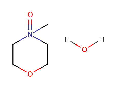 Molecular Structure of 70187-32-5 (4-Methylmorpholine N-oxide monohydrate)