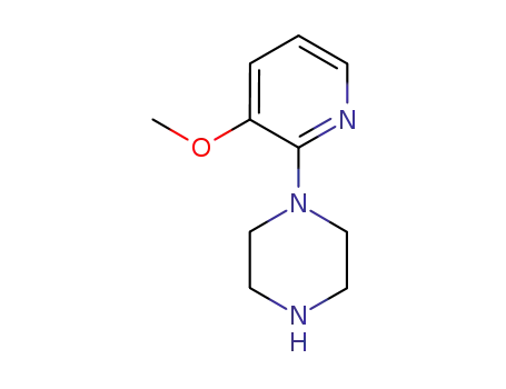 Molecular Structure of 80827-67-4 (1-(3-METHOXY-PYRIDIN-2-YL)-PIPERAZINE)
