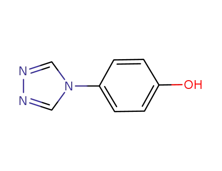 Molecular Structure of 98581-86-3 (4-(4H-1,2,4-Triazol-4-yl)phenol)