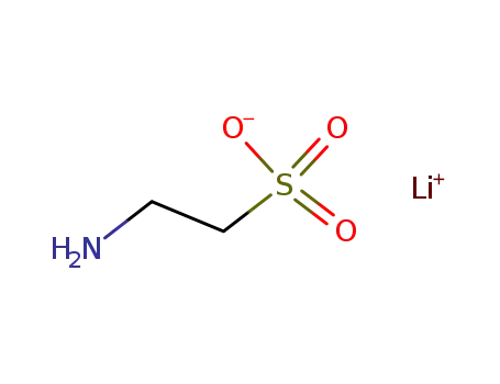 Molecular Structure of 117998-05-7 (lithium 2-aminoethanesulfonate)