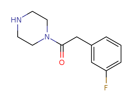 Ethanone, 2-(3-fluorophenyl)-1-(1-piperazinyl)-
