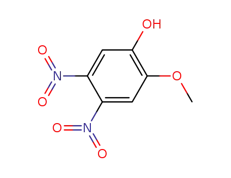 Molecular Structure of 105780-30-1 (2-methoxy-4,5-dinitrophenol)