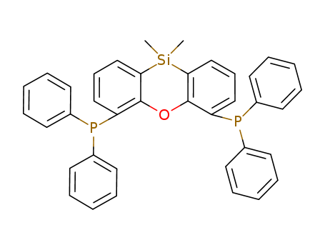 Molecular Structure of 166330-11-6 (Phosphine,1,1'-(10,10-dimethyl-10H-phenoxasilin-4,6-diyl)bis[1,1-diphenyl-)
