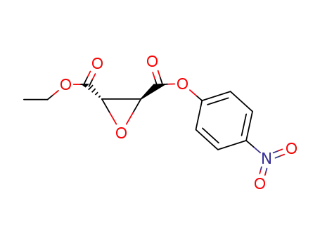 Molecular Structure of 100464-19-5 (ETHYL-(2S,3S)-(P-NITROPHENYL)-OXIRANE-2,3-DICARBOXYLATE)