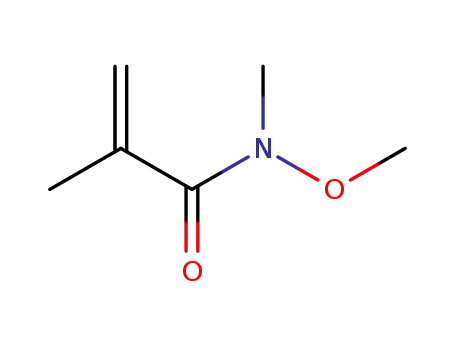 Molecular Structure of 132960-14-6 (N-Methoxy-2,N-dimethylacrylamide)
