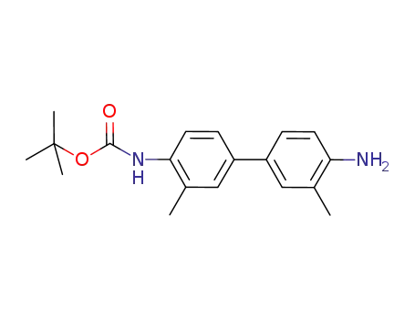 Molecular Structure of 753475-22-8 (Carbamic acid, (4'-amino-3,3'-dimethyl[1,1'-biphenyl]-4-yl)-,
1,1-dimethylethyl ester)