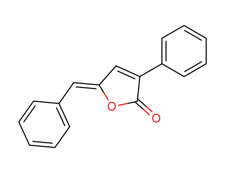 Molecular Structure of 56814-25-6 (2(5H)-Furanone, 3-phenyl-5-(phenylmethylene)-, (Z)-)