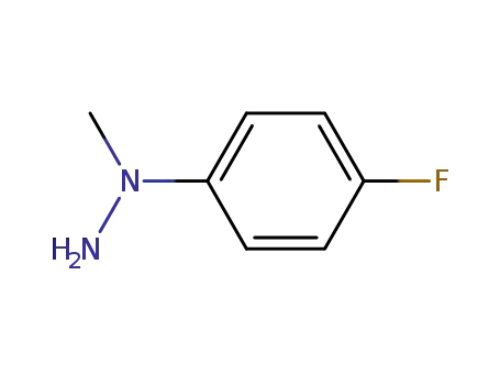 Molecular Structure of 1978-54-7 (N-Methyl-N-(4-fluorphenyl) hydrazin)