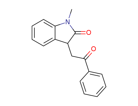 2H-Indol-2-one, 1,3-dihydro-1-methyl-3-(2-oxo-2-phenylethyl)-