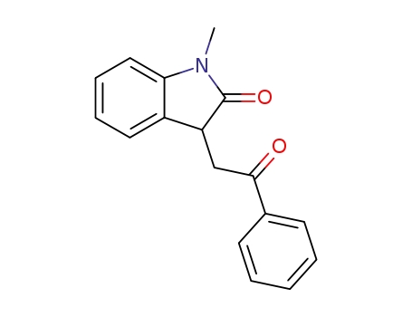 2H-Indol-2-one, 1,3-dihydro-1-methyl-3-(2-oxo-2-phenylethyl)-