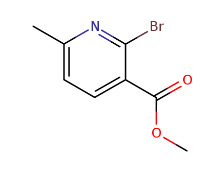 Molecular Structure of 885277-48-5 (2-BROMO-6-METHYL-NICOTINIC ACID METHYL ESTER)