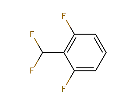 Molecular Structure of 91624-89-4 (2-(Difluoromethyl)-1,3-difluorobenzene)