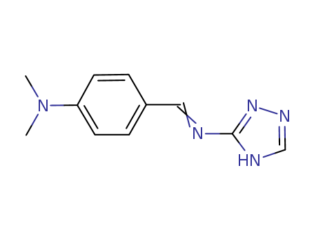 N,N-dimethyl-4-(2H-1,2,4-triazol-3-yliminomethyl)aniline cas  38248-52-1