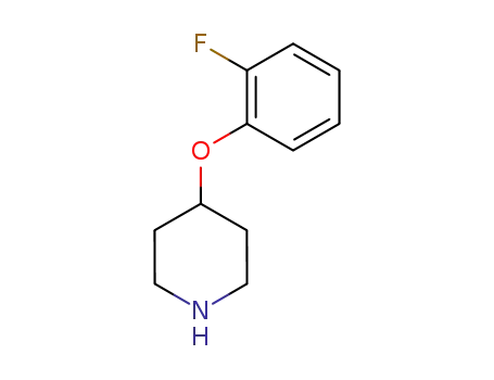 Molecular Structure of 3623-02-7 (4-(2-Fluorophenoxy)piperidine)