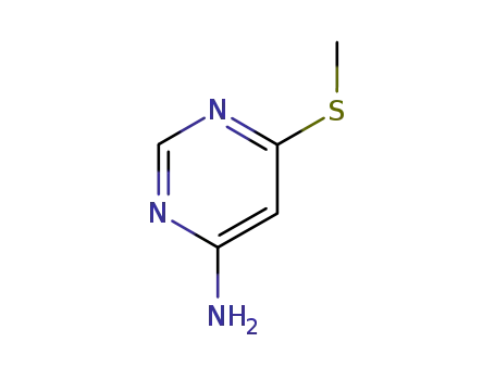 Molecular Structure of 2038-32-6 (4-Pyrimidinamine, 6-(methylthio)- (9CI))