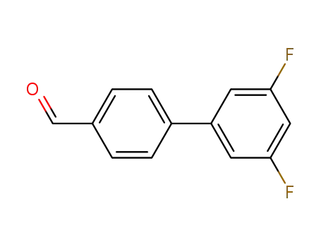 Molecular Structure of 221018-03-7 (3',5'-DIFLUOROBIPHENYL-4-CARBALDEHYDE)