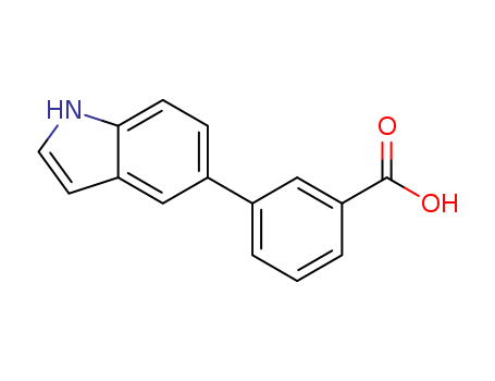 3-(5'-Indole)benzoic acid cas no. 886363-16-2 98%