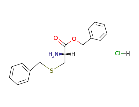Molecular Structure of 4561-11-9 (H-CYS(BZL)-OBZL HCL)