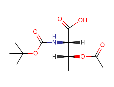 L-Threonine, N-[(1,1-dimethylethoxy)carbonyl]-, acetate (ester)