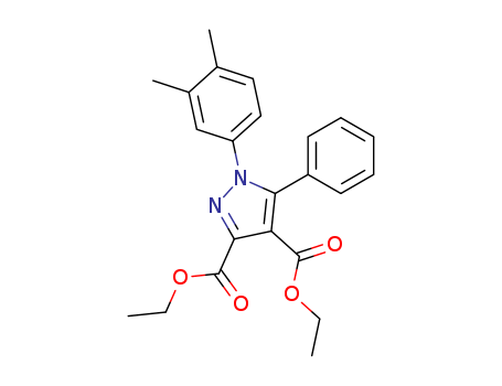 96722-95-1,diethyl 1-(3,4-dimethylphenyl)-5-phenyl-1H-pyrazole-3,4-dicarboxylate,
