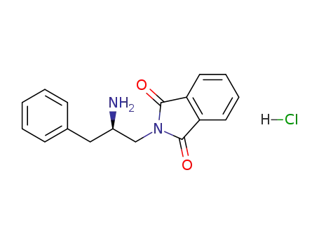 Molecular Structure of 187526-95-0 ((S)-2-(2-aMino-3-phenylpropyl)isoindoline-1,3-dione (Hydrochloride))