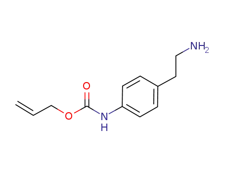 Molecular Structure of 1139884-80-2 (N-(allyloxycarbonyl)-4-(2-aminoethyl)phenylamine)