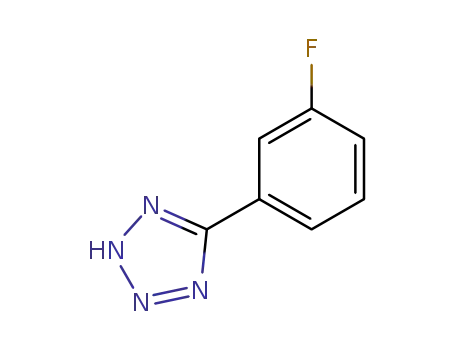 Molecular Structure of 50907-20-5 (5-(3-FLUOROPHENYL)-1H-TETRAZOLE)