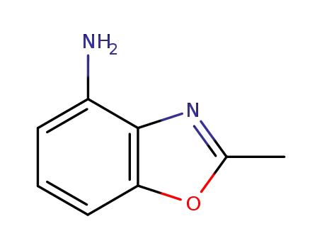 Molecular Structure of 342897-54-5 (4-Benzoxazolamine,2-methyl-(9CI))