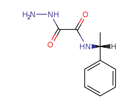 Molecular Structure of 6152-23-4 (Acetic acid,2-oxo-2-[[(1R)-1-phenylethyl]amino]-, hydrazide)