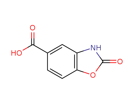 Molecular Structure of 65422-72-2 (2-OXO-2,3-DIHYDRO-BENZOOXAZOLE-5-CARBOXYLIC ACID)