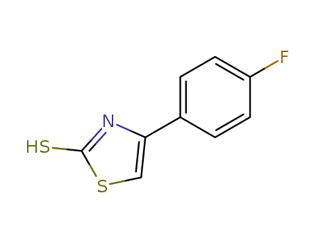 Molecular Structure of 42365-73-1 (4-(4-Fluorophenyl)-1,3-thiazole-2-thiol)