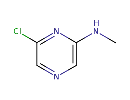 Molecular Structure of 848366-38-1 (6-Chloro-N-methylpyrazin-2-amine)