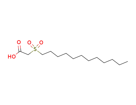 Molecular Structure of 13887-93-9 (dodecylsulfonylacetic acid)
