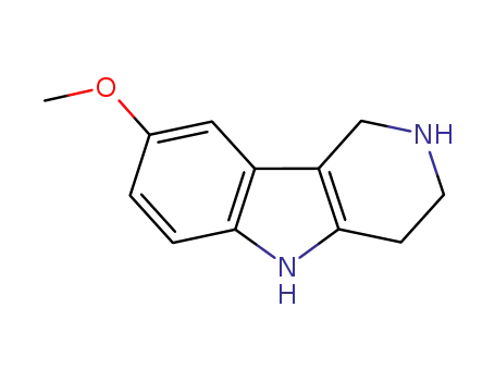 Molecular Structure of 126912-70-7 (2,3,4,5-TETRAHYDRO-8-METHOXY-1H-PYRIDO[4,3-B]INDOLE)