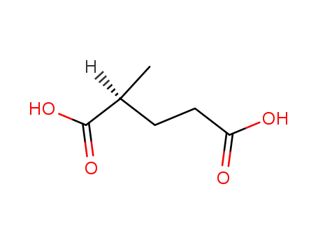 Molecular Structure of 1115-82-8 ((S)-(+)-2-METHYLGLUTARIC ACID)