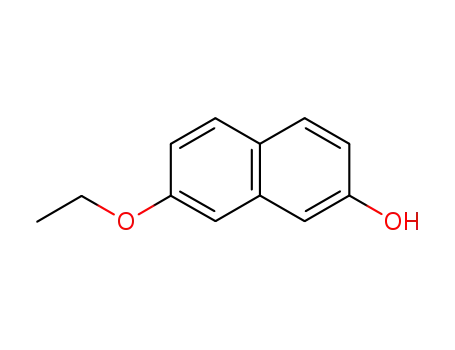 Molecular Structure of 57944-44-2 (2-Naphthalenol,7-ethoxy-(9CI))