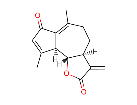 Molecular Structure of 36150-07-9 (dehydroleucodine)