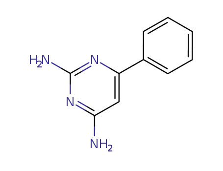 Molecular Structure of 3308-24-5 (2,4-Pyrimidinediamine, 6-phenyl-)