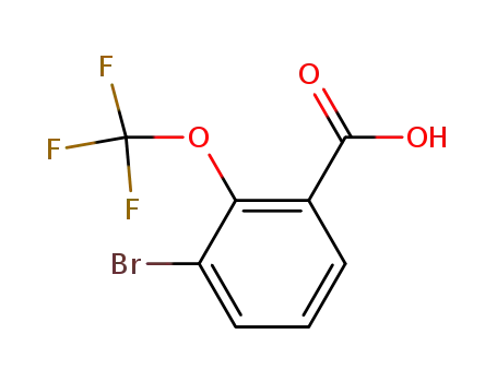 Molecular Structure of 403646-45-7 (3-BROMO-2-(TRIFLUOROMETHOXY)BENZOIC ACID)