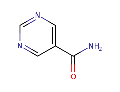 Molecular Structure of 40929-49-5 (5-Pyrimidinecarboxamide)