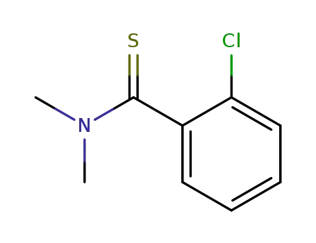 Molecular Structure of 15482-61-8 (Benzenecarbothioamide, 2-chloro-N,N-dimethyl-)