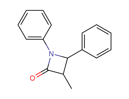 2-Azetidinone, 3-methyl-1,4-diphenyl- cas  7468-12-4