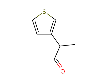 Molecular Structure of 65857-58-1 (3-Thiopheneacetaldehyde, a-methyl-)