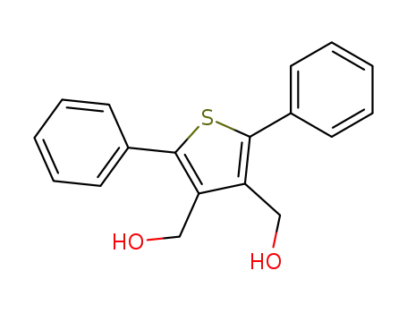 Molecular Structure of 59611-38-0 (3,4-Thiophenedimethanol, 2,5-diphenyl-)