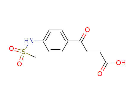 4-(4-(methylsulfonamido)phenyl)-4-oxobutanoic acid
