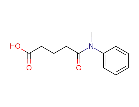 Molecular Structure of 61797-99-7 (Pentanoic acid, 5-(methylphenylamino)-5-oxo-)